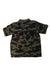 A Green Short Sleeve Polos from Bape by A Bathing Ape in size 10Y for boy. (Back View)