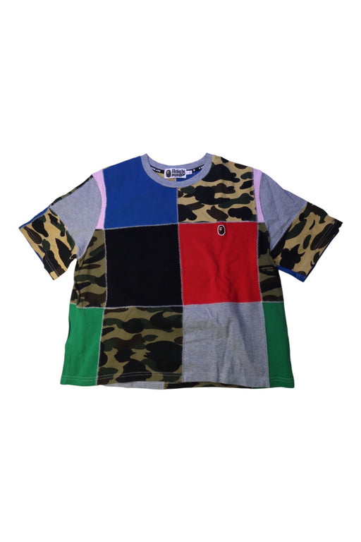 A Multicolour Short Sleeve T Shirts from Bape by A Bathing Ape in size 14Y for boy. (Front View)