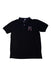 A Black Short Sleeve Polos from Bape by A Bathing Ape in size 12Y for boy. (Front View)
