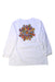 A White Long Sleeve T Shirts from Bape by A Bathing Ape in size 10Y for boy. (Back View)