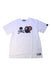A White Short Sleeve T Shirts from Bape by A Bathing Ape in size 10Y for boy. (Front View)