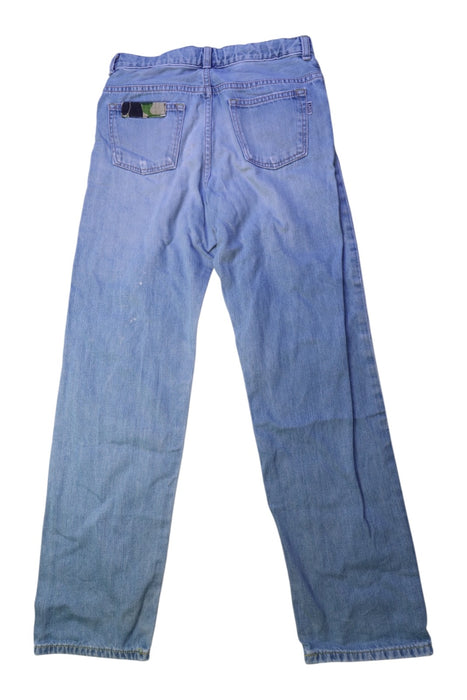 A Blue Jeans from Bape by A Bathing Ape in size 12Y for boy. (Back View)