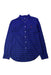 A Blue Long Sleeve Shirts from Ralph Lauren in size 10Y for boy. (Front View)