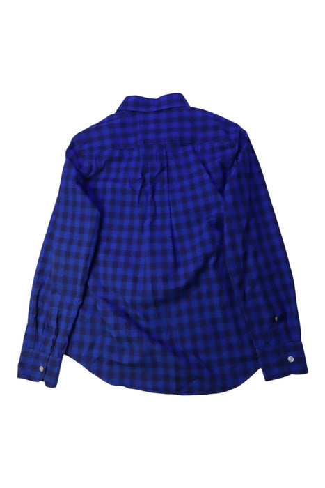 A Blue Long Sleeve Shirts from Ralph Lauren in size 10Y for boy. (Back View)