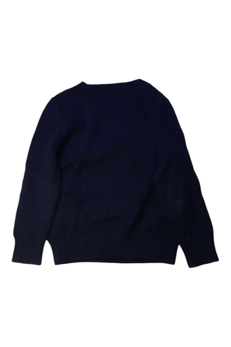 A Navy Knit Sweaters from Polo Ralph Lauren in size 5T for boy. (Back View)