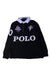 A Black Long Sleeve Polos from Polo Ralph Lauren in size 8Y for boy. (Front View)