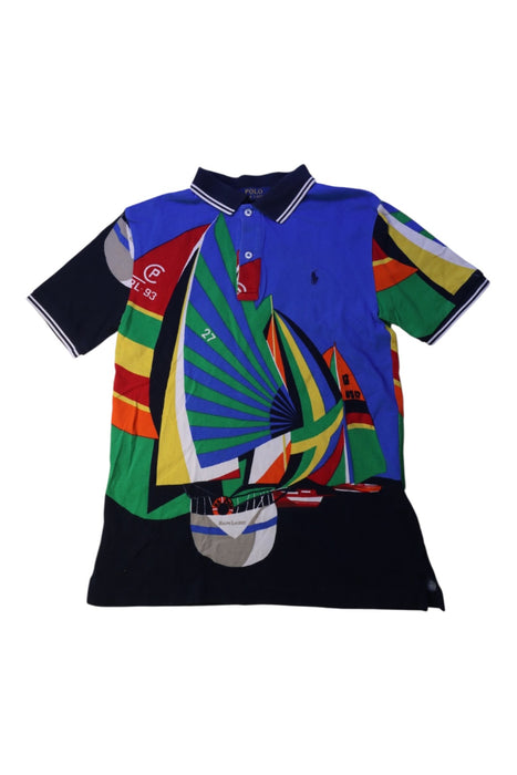 A Multicolour Short Sleeve Polos from Polo Ralph Lauren in size 10Y for boy. (Front View)