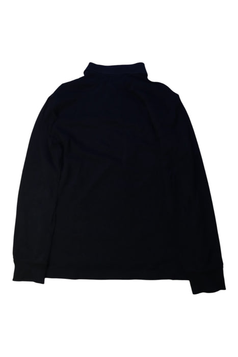 A Navy Long Sleeve Polos from Polo Ralph Lauren in size 10Y for boy. (Back View)