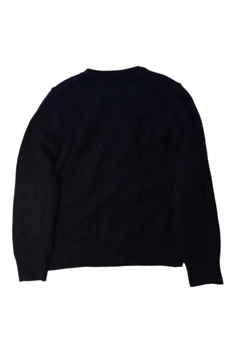 A Navy Knit Sweaters from Polo Ralph Lauren in size 8Y for boy. (Back View)