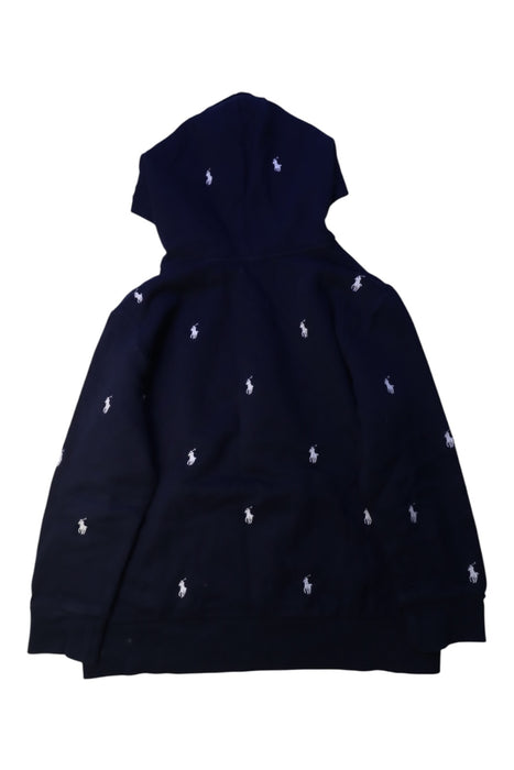 A Navy Hooded Sweatshirts from Polo Ralph Lauren in size 14Y for boy. (Back View)