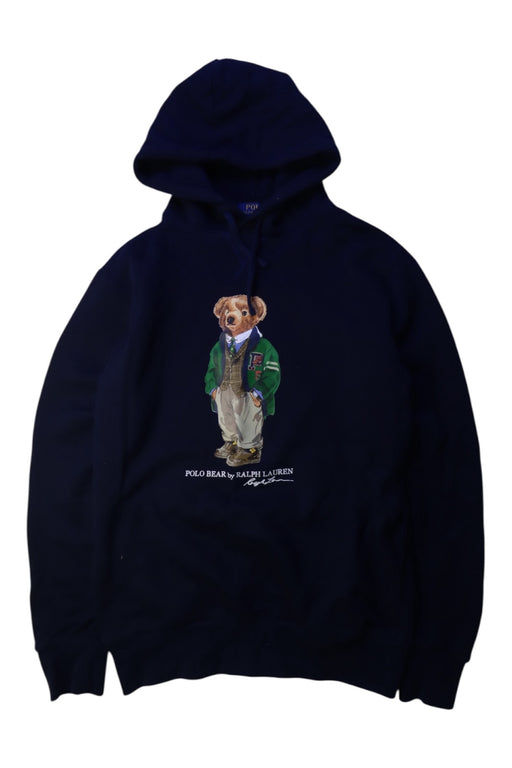 A Navy Hooded Sweatshirts from Polo Ralph Lauren in size 14Y for boy. (Front View)