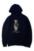 A Navy Hooded Sweatshirts from Polo Ralph Lauren in size 14Y for boy. (Front View)