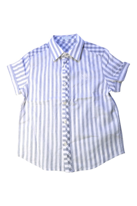 A Blue Short Sleeve Shirts from Nicholas & Bears in size 8Y for boy. (Front View)