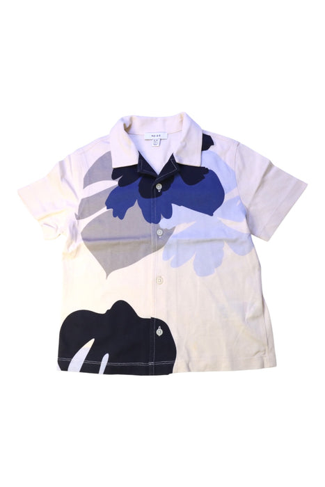 A Blue Short Sleeve Shirts from REISS in size 8Y for boy. (Front View)