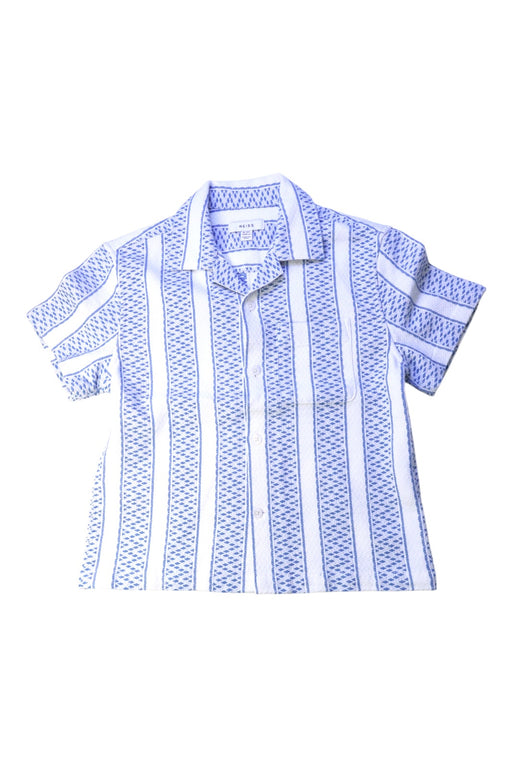 A Blue Short Sleeve Shirts from REISS in size 8Y for boy. (Front View)