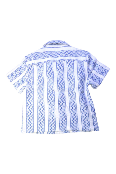 A Blue Short Sleeve Shirts from REISS in size 8Y for boy. (Back View)