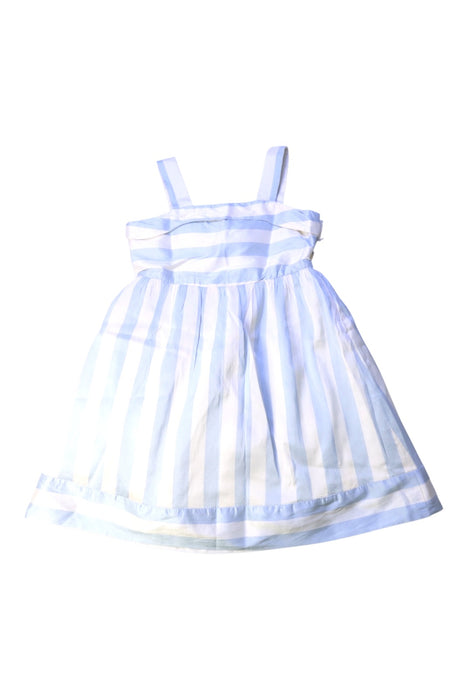 A Blue Sleeveless Dresses from Nicholas & Bears in size 2T for girl. (Front View)