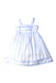 A Blue Sleeveless Dresses from Nicholas & Bears in size 2T for girl. (Front View)