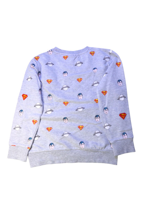 A Grey Crewneck Sweatshirts from Fabric Flavours in size 6T for boy. (Back View)