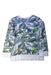 A Green Crewneck Sweatshirts from Seed in size 7Y for boy. (Back View)