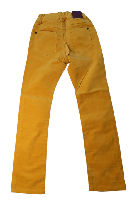 A Yellow Casual Pants from IKKS in size 8Y for boy. (Back View)