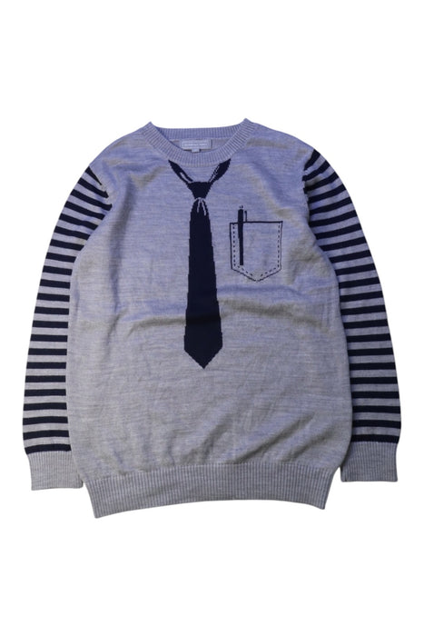 A Grey Crewneck Sweatshirts from Nicholas & Bears in size 8Y for boy. (Front View)