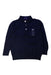 A Navy Long Sleeve Polos from Nicholas & Bears in size 6T for boy. (Front View)