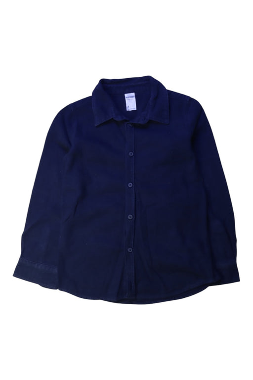 A Navy Long Sleeve Shirts from Anko in size 6T for boy. (Front View)
