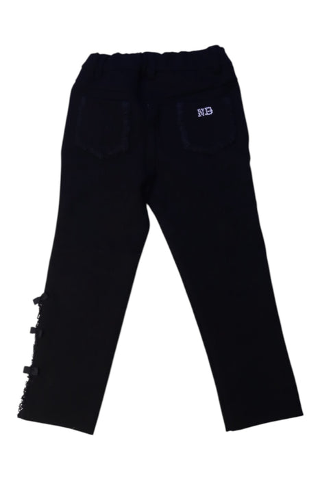 A Black Casual Pants from Nicholas & Bears in size 3T for girl. (Back View)