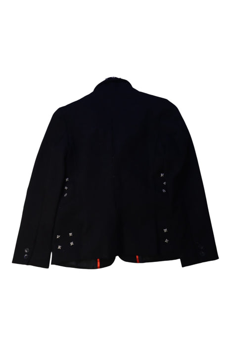 A Black Blazers from John Richmond in size 8Y for boy. (Back View)