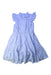 A Blue Sleeveless Dresses from Janie & Jack in size 10Y for girl. (Front View)