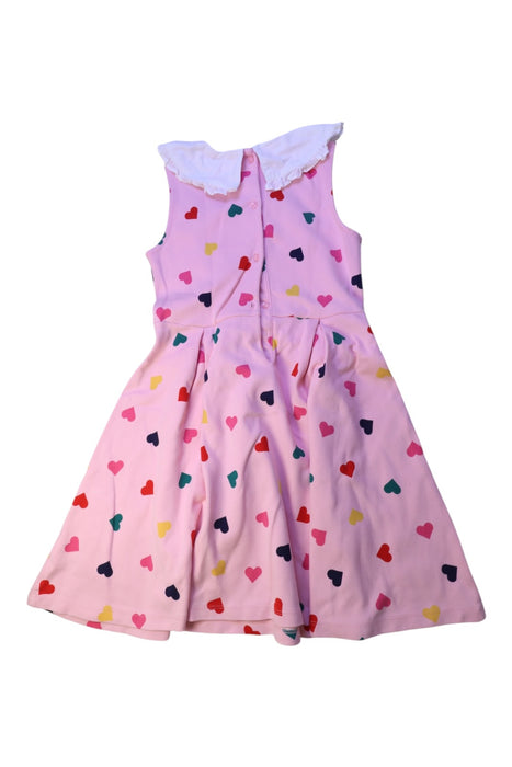 A Pink Sleeveless Dresses from Janie & Jack in size 10Y for girl. (Back View)