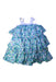 A Blue Sleeveless Dresses from Janie & Jack in size 10Y for girl. (Front View)