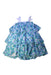 A Blue Sleeveless Dresses from Janie & Jack in size 10Y for girl. (Back View)