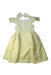 A Yellow Sleeveless Dresses from bloomB in size 7Y for girl. (Front View)