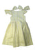 A Yellow Sleeveless Dresses from bloomB in size 7Y for girl. (Back View)