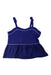 A Blue Sleeveless Tops from Janie & Jack in size 10Y for girl. (Front View)