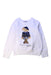 A White Crewneck Sweatshirts from Polo Ralph Lauren in size 7Y for boy. (Front View)