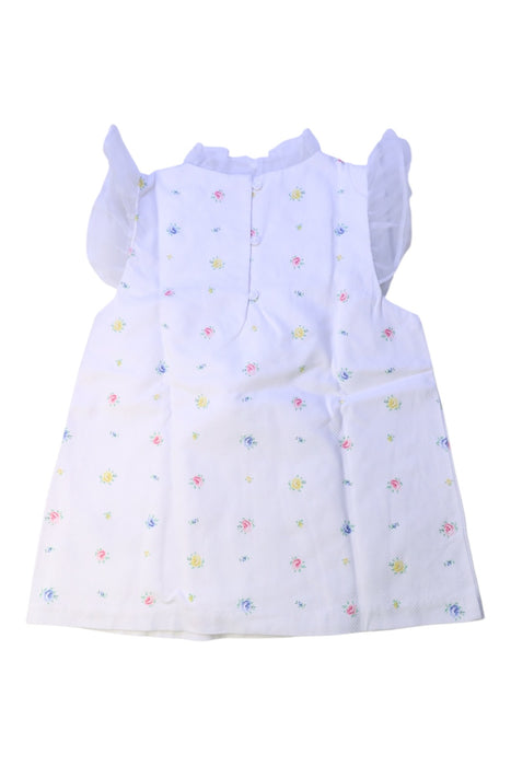 A White Sleeveless Dresses from Janie & Jack in size 10Y for girl. (Back View)