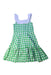 A Green Sleeveless Dresses from Janie & Jack in size 10Y for girl. (Front View)