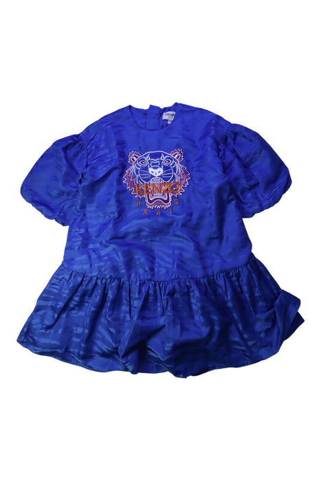 A Blue Long Sleeve Dresses from Kenzo in size 8Y for girl. (Front View)