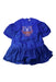 A Blue Long Sleeve Dresses from Kenzo in size 8Y for girl. (Front View)