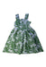 A Green Sleeveless Dresses from Janie & Jack in size 8Y for girl. (Front View)