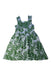 A Green Sleeveless Dresses from Janie & Jack in size 8Y for girl. (Back View)