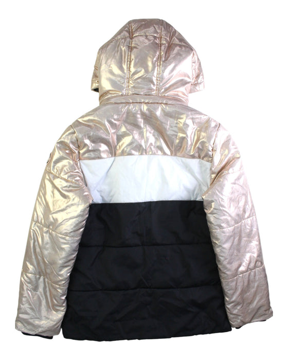 A Pink Puffer/Quilted Coats & Outerwear from Pepe Jeans in size 14Y for girl. (Back View)