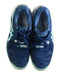 A Blue Sneakers from ASICS in size 12Y for boy. (Back View)