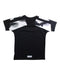 A Black Short Sleeve T Shirts from Adidas in size 7Y for boy. (Back View)