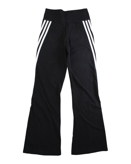 A Black Active Pants from Adidas in size 11Y for girl. (Back View)