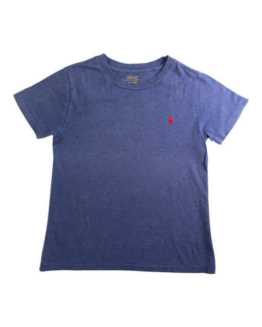 A Blue Short Sleeve T Shirts from Polo Ralph Lauren in size 6T for boy. (Front View)