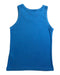 A Blue Sleeveless Tops from Petit Bateau in size 6T for boy. (Back View)